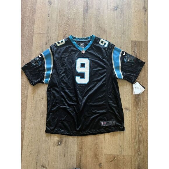 Nike Carolina Panthers Mens Black Size 3XL Matt Corral On Field Jersey - Picture 1 of 5